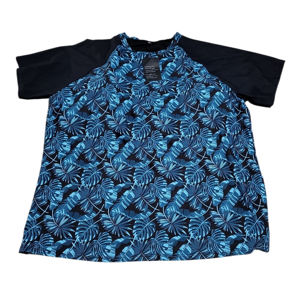 FOLUNSI Womens Plus Short Sleeve   Rashguard - Picture 4 of 4